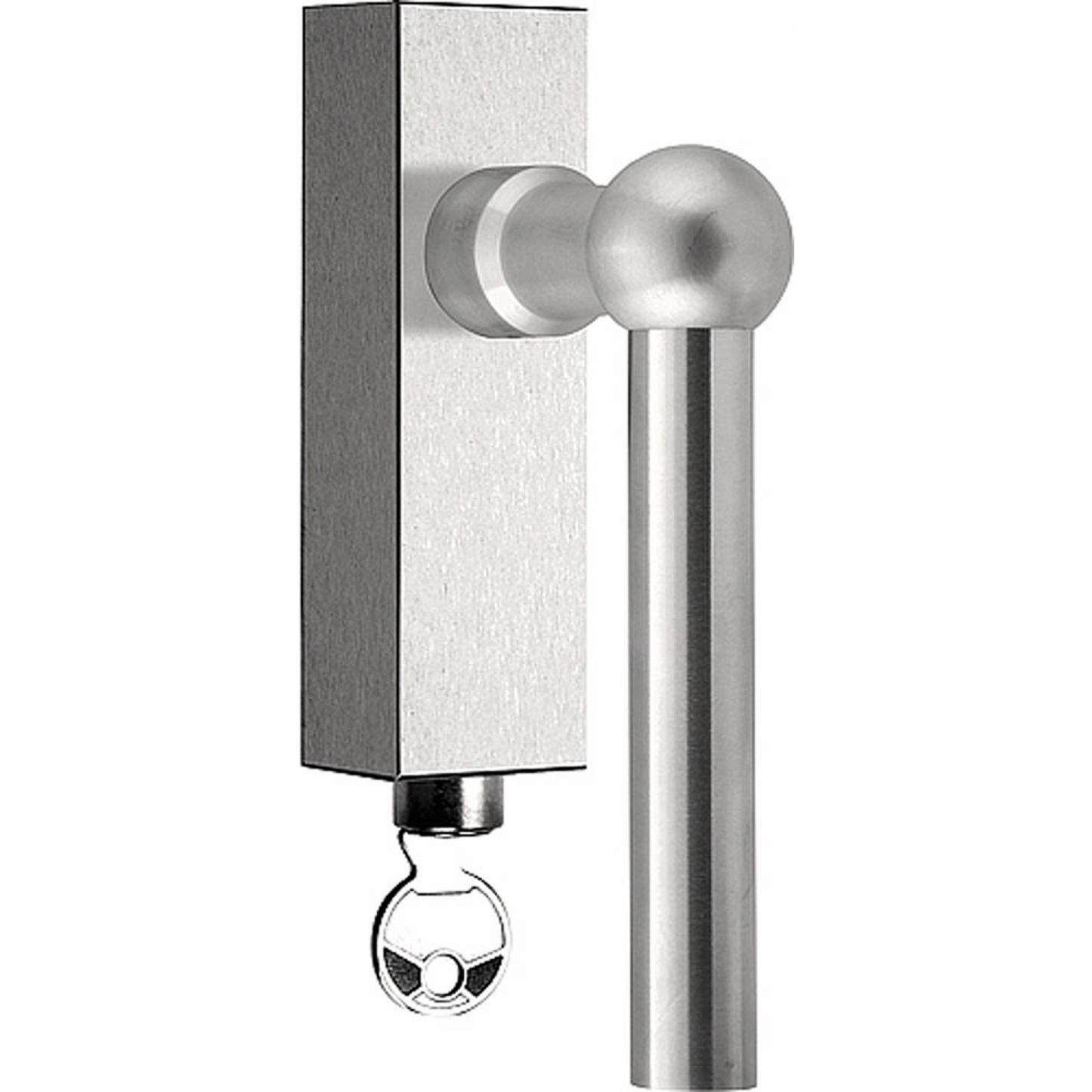 FVL110-DKLOCK - Fenstergriff dreh/kipp - edelstahl satiniert rechts/ linksweisend