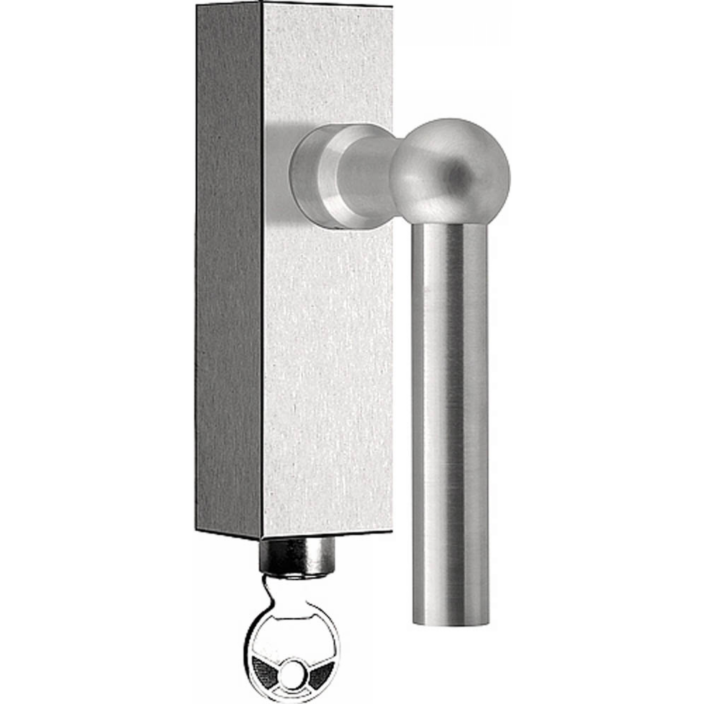 FVL85-DKLOCK - Fenstergriff dreh/kipp - edelstahl satiniert rechts/ linksweisend