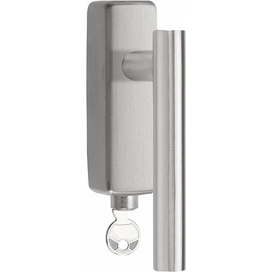 LB7-DKLOCK-O - Fenstergriff dreh/kipp - edelstahl satiniert rechts/ linksweisend