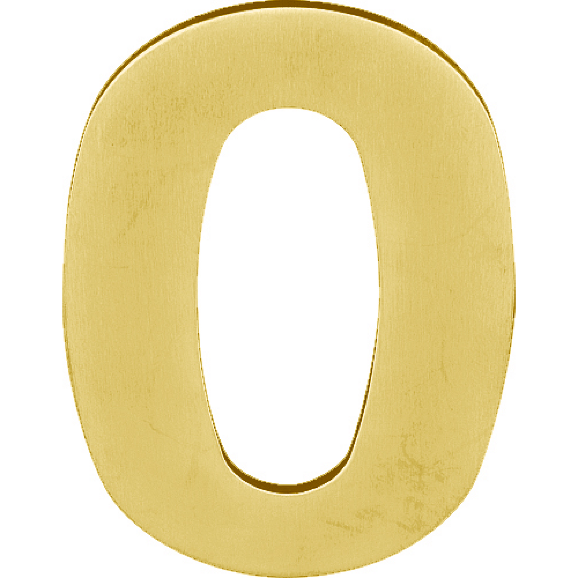 LBHN100-0 - Hausnummern - Edelstahl PVD Gold matt