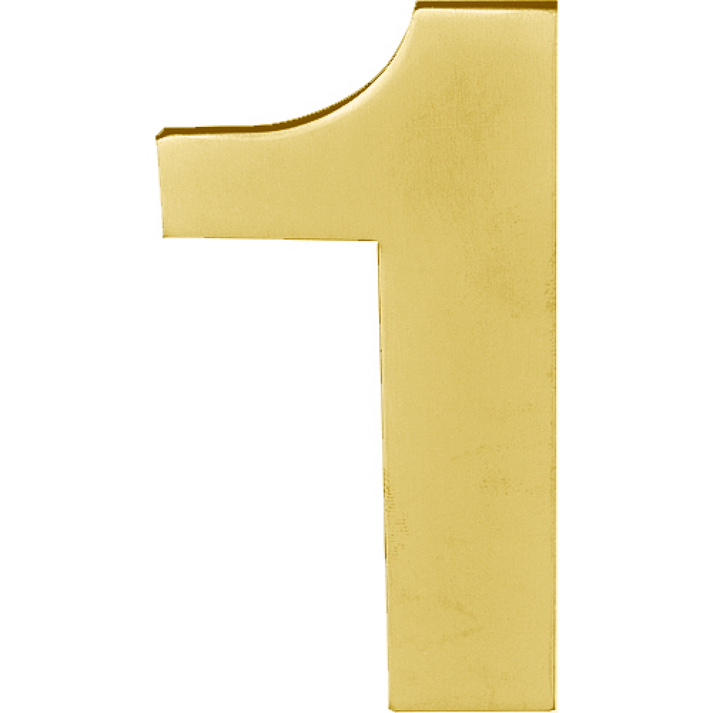 LBHN100-1 - Hausnummern - Edelstahl PVD Gold matt