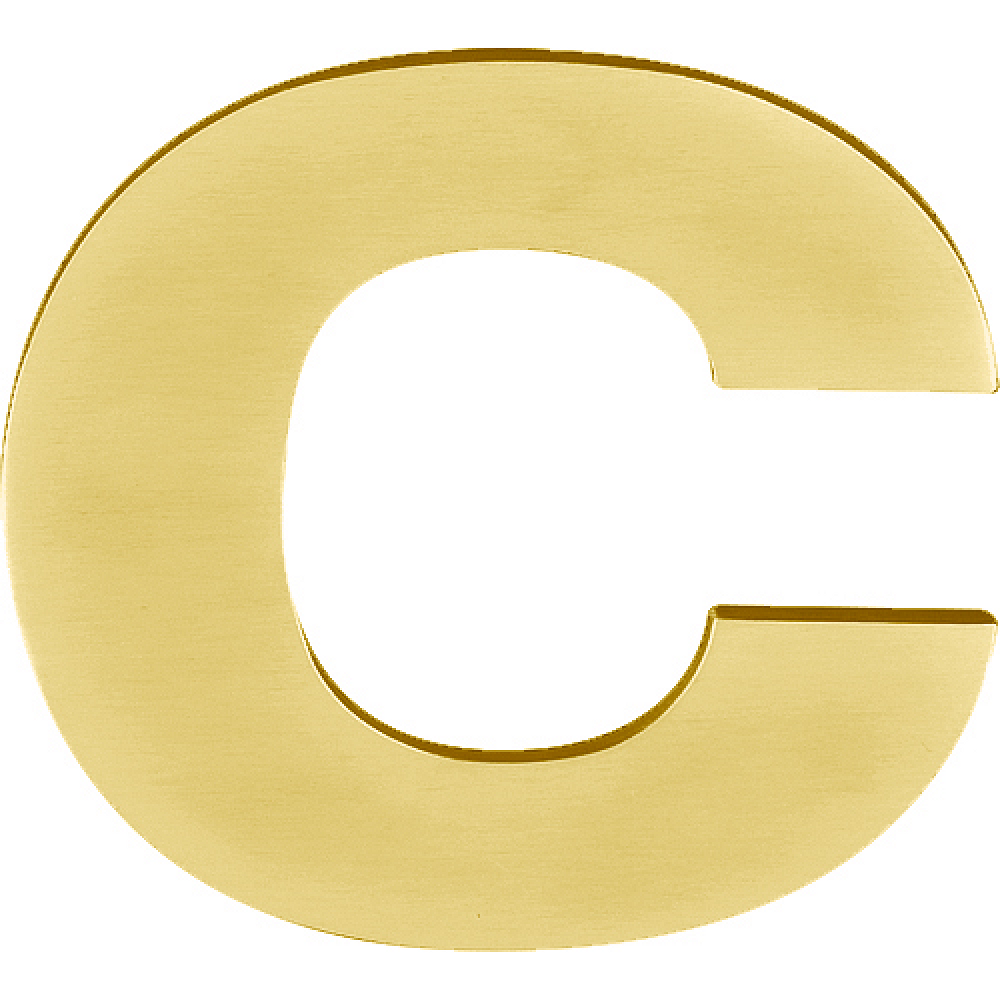 LBHN100-C - Hausnummern - Edelstahl PVD Gold matt