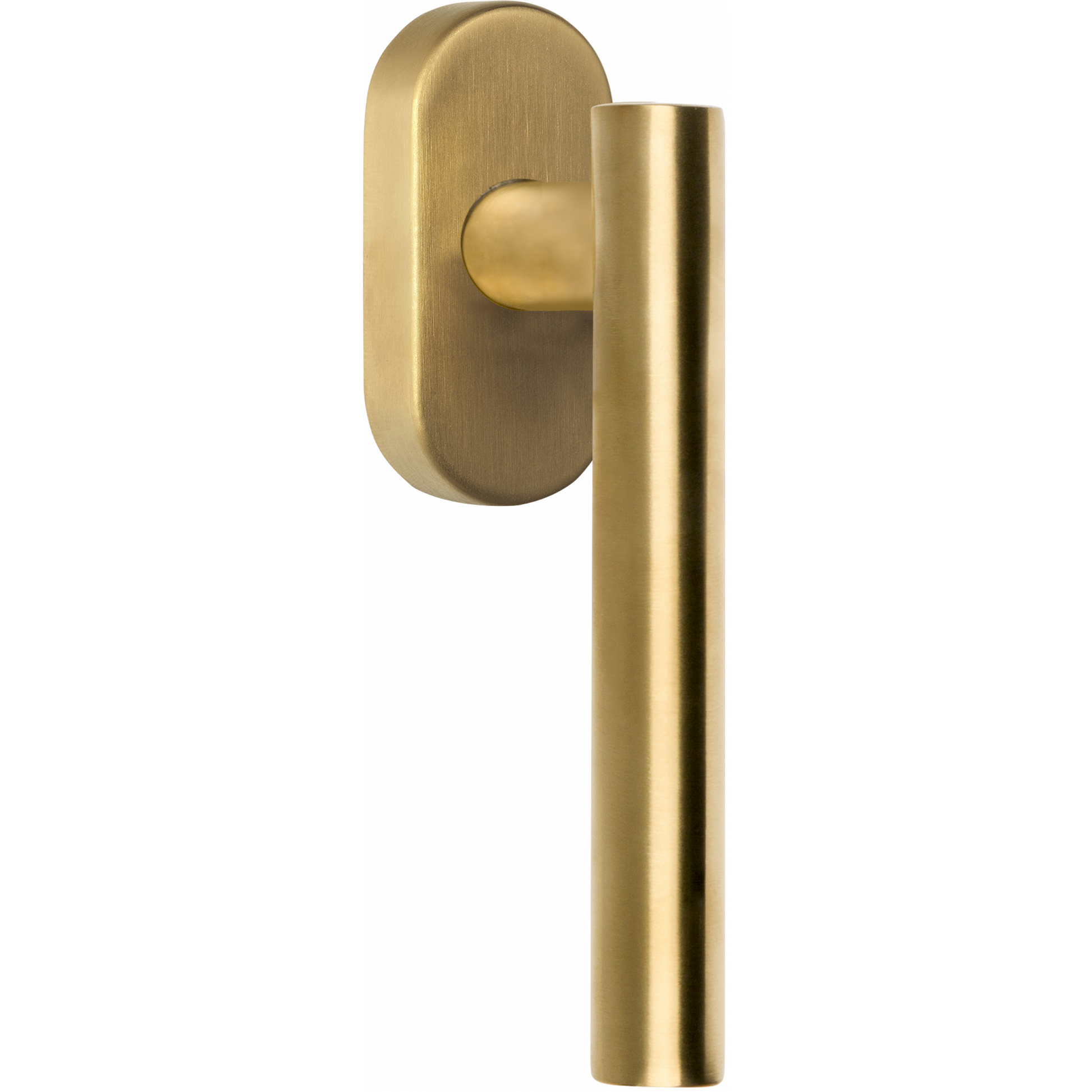 LB7-DK-O - Fenstergriff dreh/kipp - PVD satiniertes gold rechts/ linksweisend