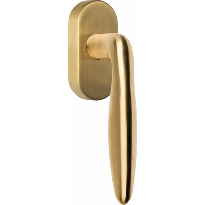 LB18H-DK-O - Fenstergriff dreh/kipp - PVD satiniertes gold rechts/ linksweisend