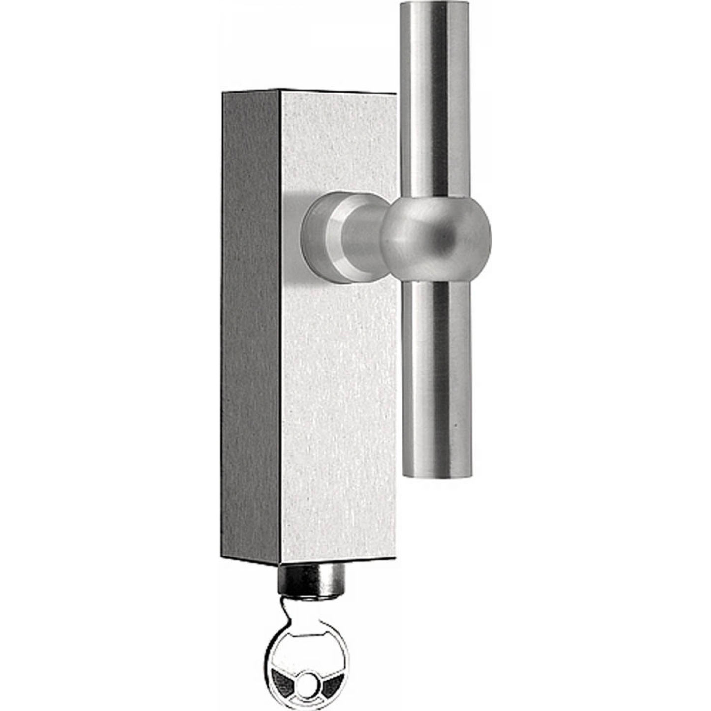 FVT100-DKLOCK - Fenstergriff dreh/kipp - edelstahl satiniert rechts/ linksweisend
