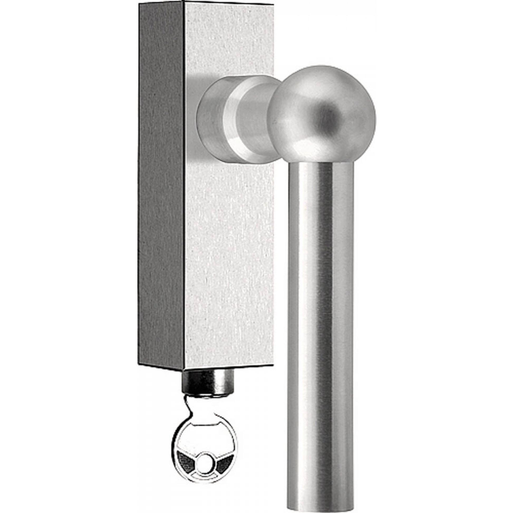 FVL125-DKLOCK - Fenstergriff dreh/kipp - edelstahl satiniert rechts/ linksweisend