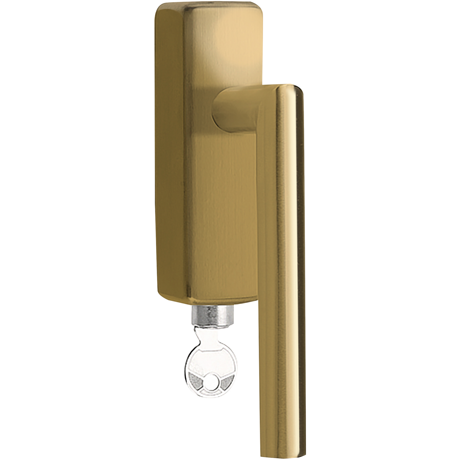LB2-DKLOCK-O - Fenstergriff dreh/kipp - PVD satiniertes gold rechts/ linksweisend