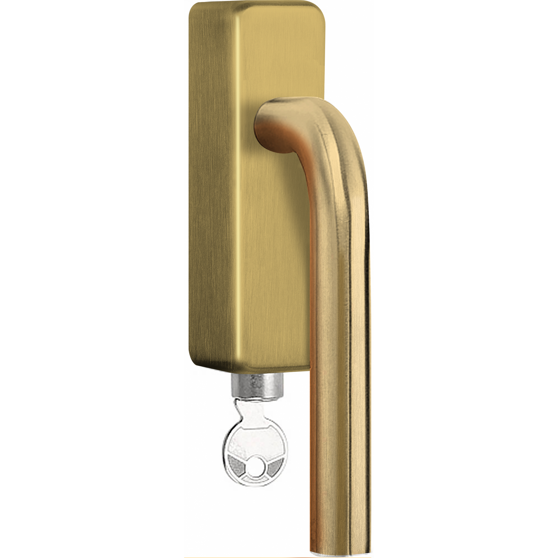 LB3-DKLOCK-O - Fenstergriff dreh/kipp - PVD satiniertes gold rechts/ linksweisend