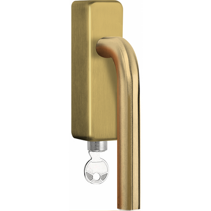 LB3-DKLOCK-O - Fenstergriff dreh/kipp - PVD satiniertes gold rechts/ linksweisend