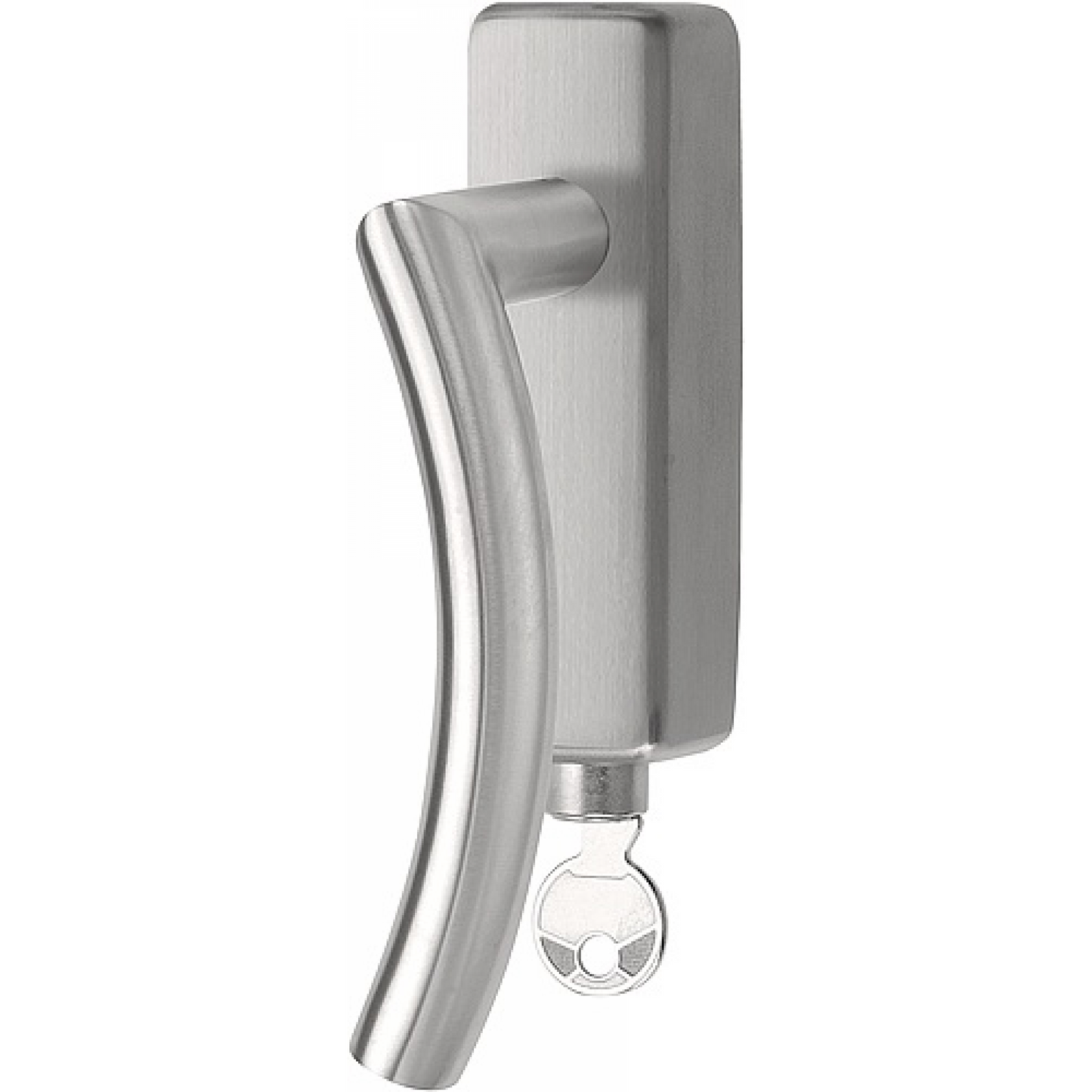 LB4-DKLOCK-O - Fenstergriff dreh/kipp - edelstahl satiniert linksweisend