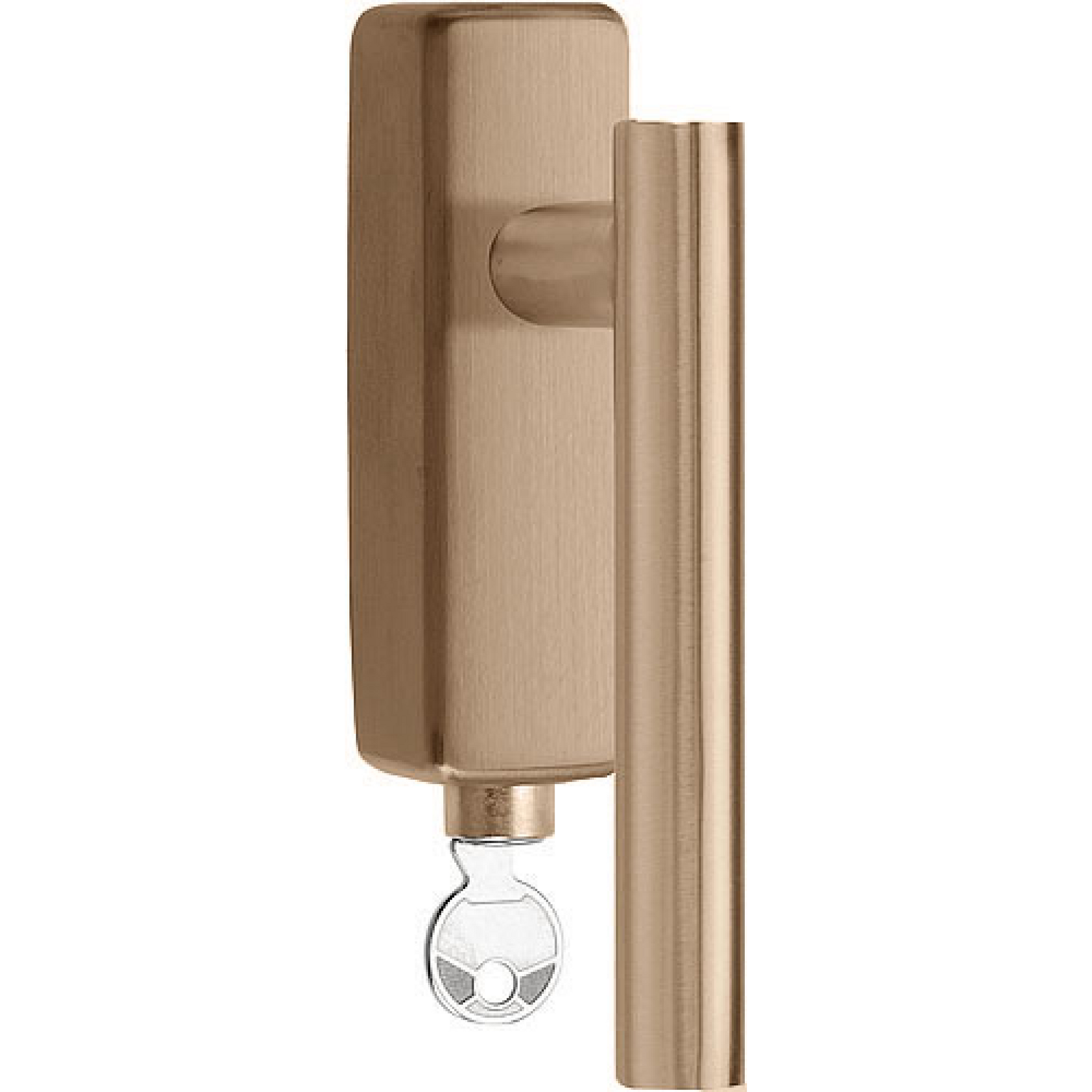 LB7-DKLOCK-O - Fenstergriff dreh/kipp - PVD hellbronze rechts/ linksweisend
