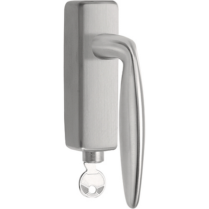 LB18H-DKLOCK-O - Fenstergriff dreh/kipp - edelstahl satiniert rechts/ linksweisend