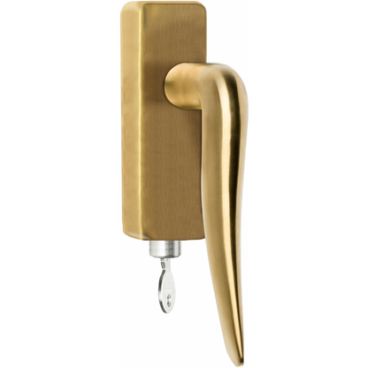 LB20-DKLOCK-O - Fenstergriff dreh/kipp - PVD satiniertes gold rechtsweisend