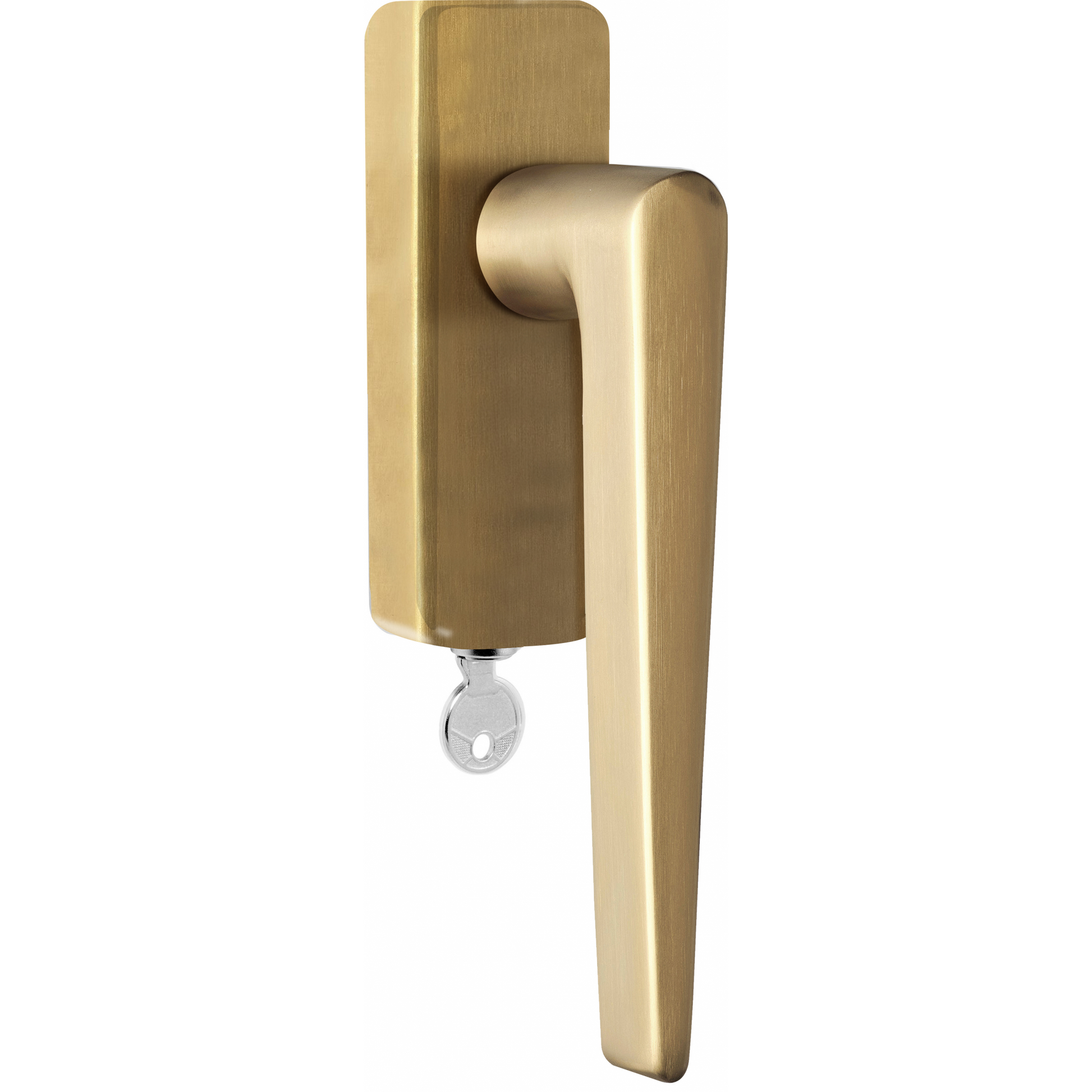 LB21H-DKLOCK-O - Fenstergriff dreh/kipp - PVD satiniertes gold rechts/ linksweisend