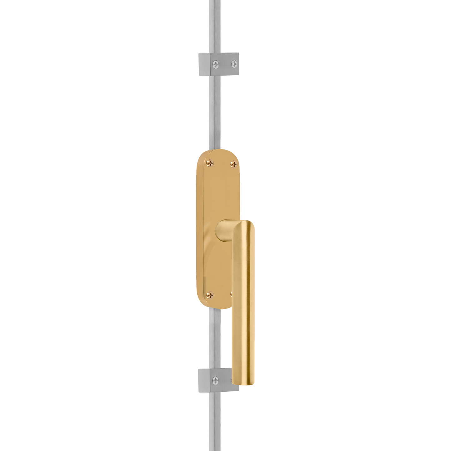 KO-LB2 - krukespagnoletten - PVD satiniertes gold rechtsweisend