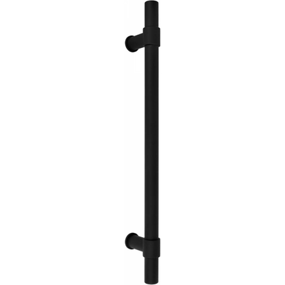 PB400 PS - Stoßgriffe - Edelstahl schwarz matt