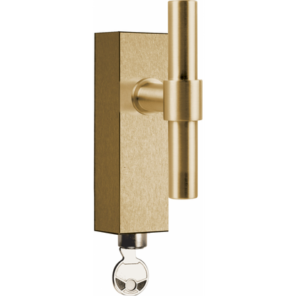 PBT15-DKLOCK - Fenstergriff dreh/kipp - PVD satiniertes gold rechts/ linksweisend