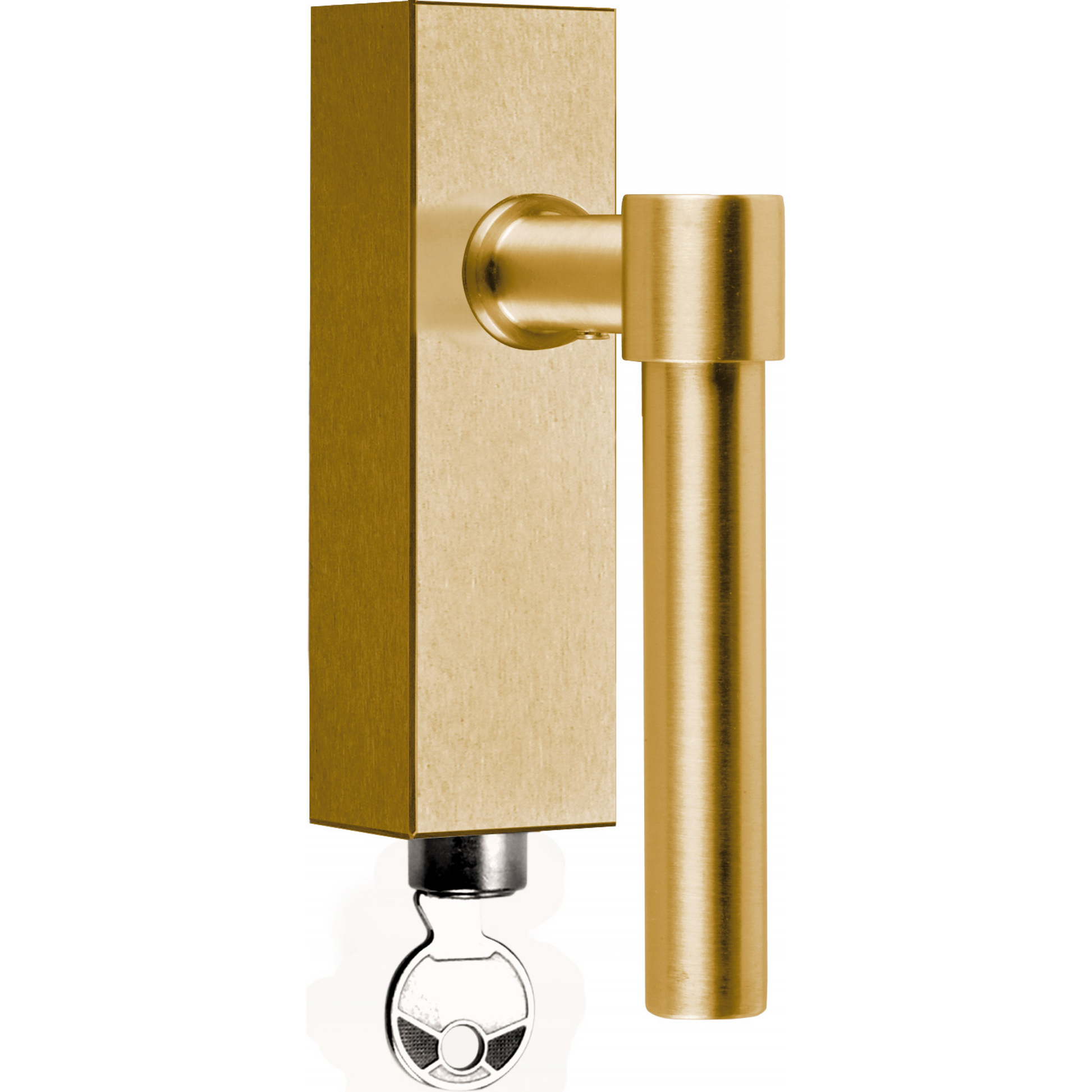 PBL15-DKLOCK - Fenstergriff dreh/kipp - PVD satiniertes gold rechts/ linksweisend