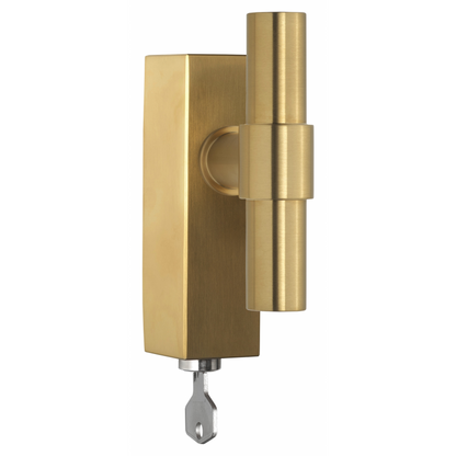 PBT20-DKLOCK - Fenstergriff dreh/kipp - PVD satiniertes gold rechts/ linksweisend