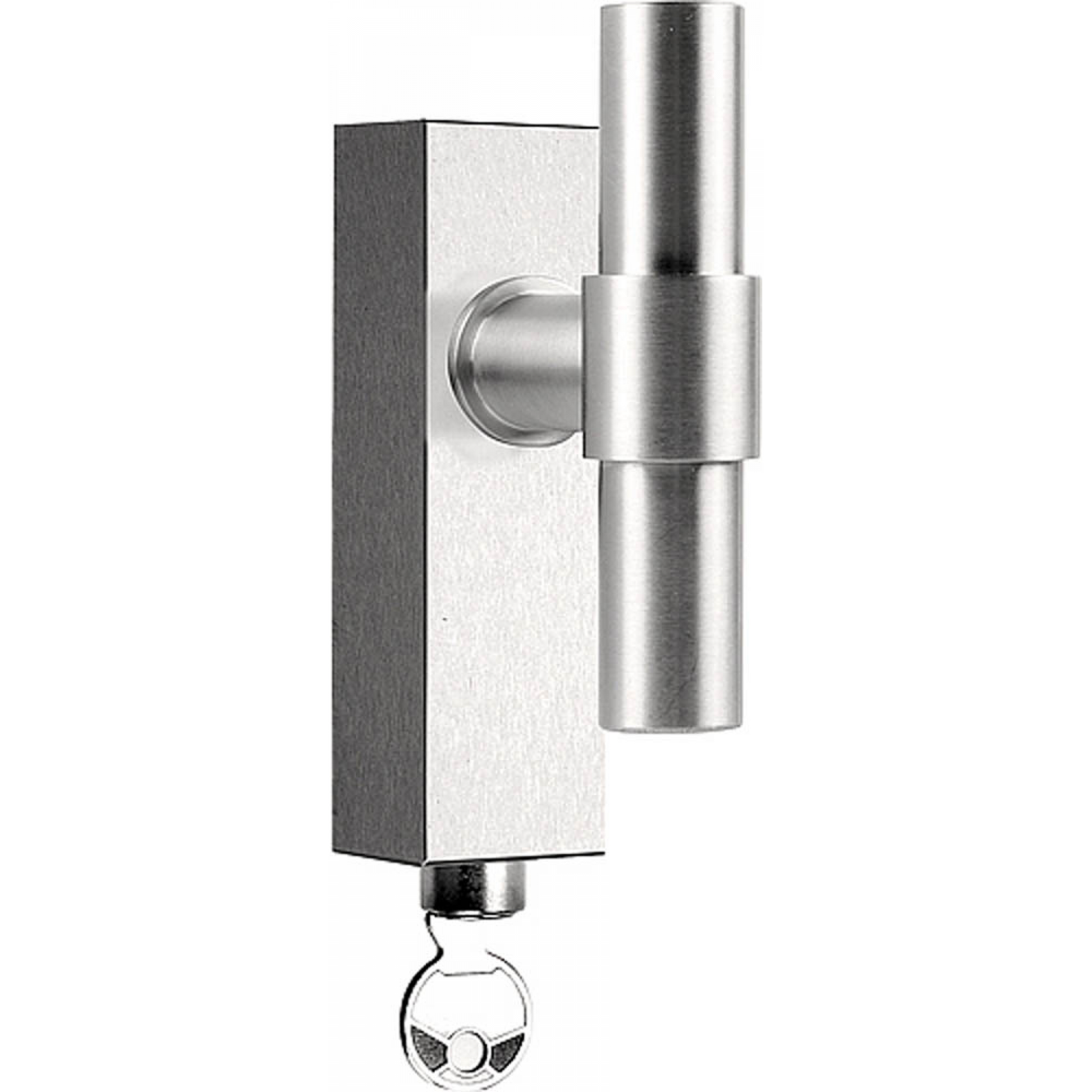PBT20-DKLOCK - Fenstergriff dreh/kipp - edelstahl satiniert rechts/ linksweisend