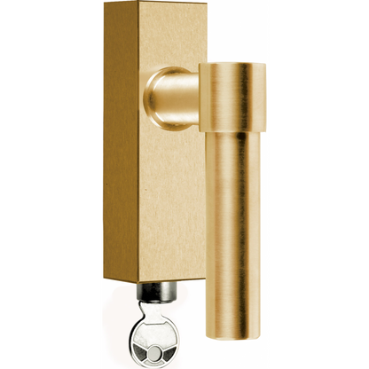 PBL20-DKLOCK - Fenstergriff dreh/kipp - PVD satiniertes gold rechts/ linksweisend