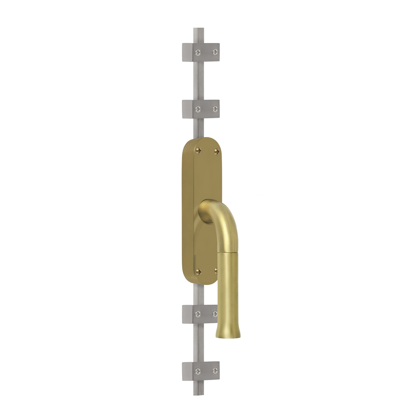 KO-EV101ZL - krukespagnoletten - PVD satiniertes gold rechtsweisend