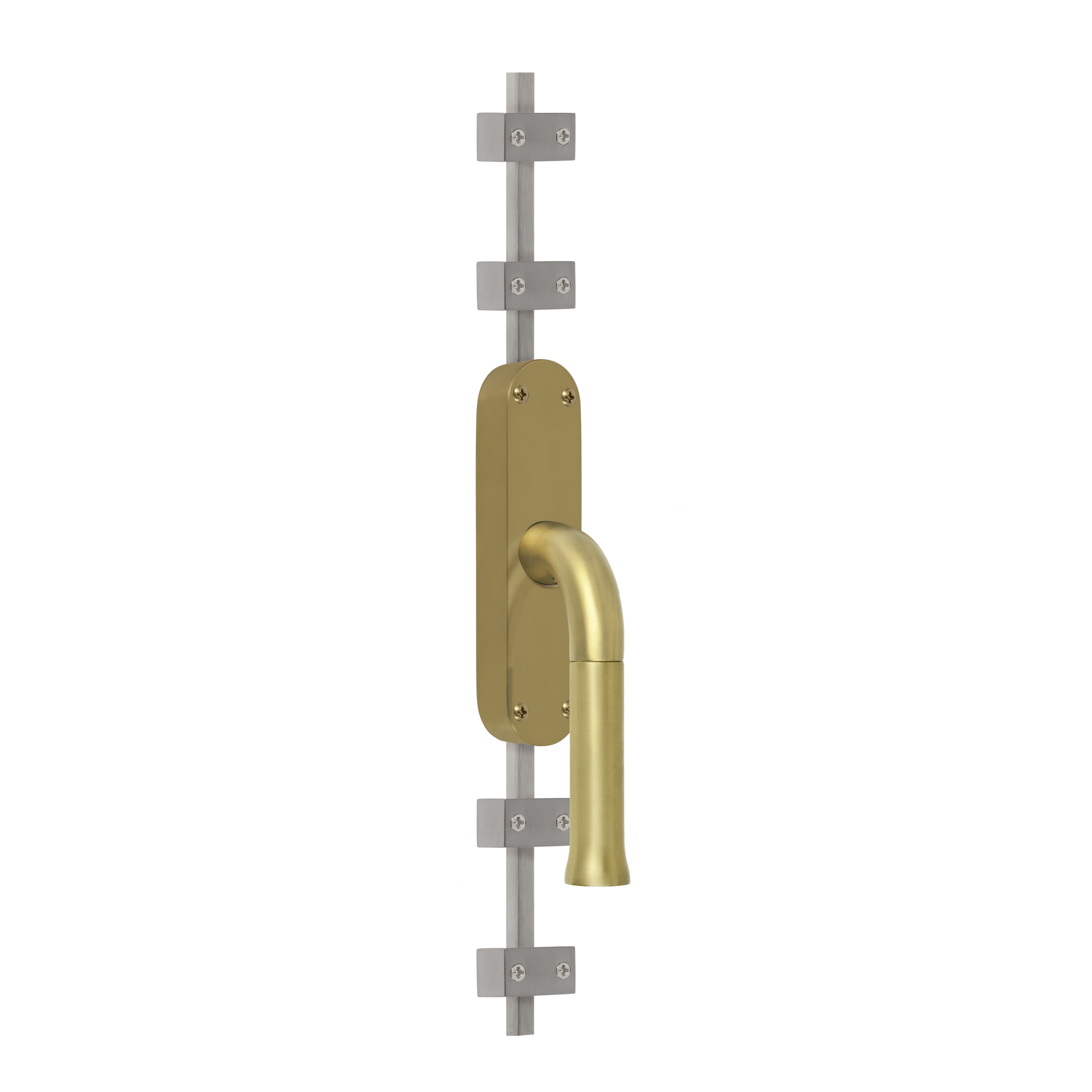 KO-EV101ZL - krukespagnoletten - PVD satiniertes gold linksweisend