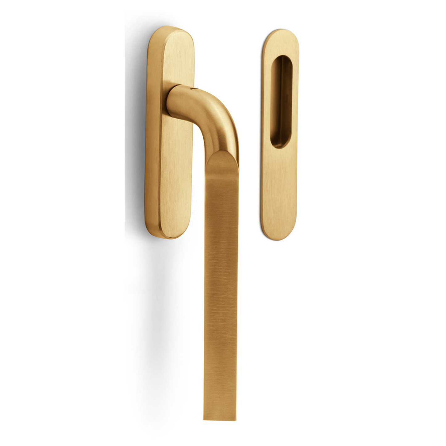 GL230 - Hebeschiebtürgriff - PVD satiniertes gold