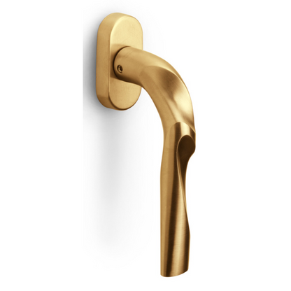 ZH100-DK-O - Fenstergriff dreh/kipp - Edelstahl PVD Gold matt  rechts drehend